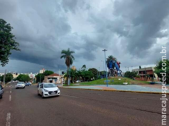 Alerta prevê chuvas intensas com ventos de até 60 km/h em 75 cidades de MS 