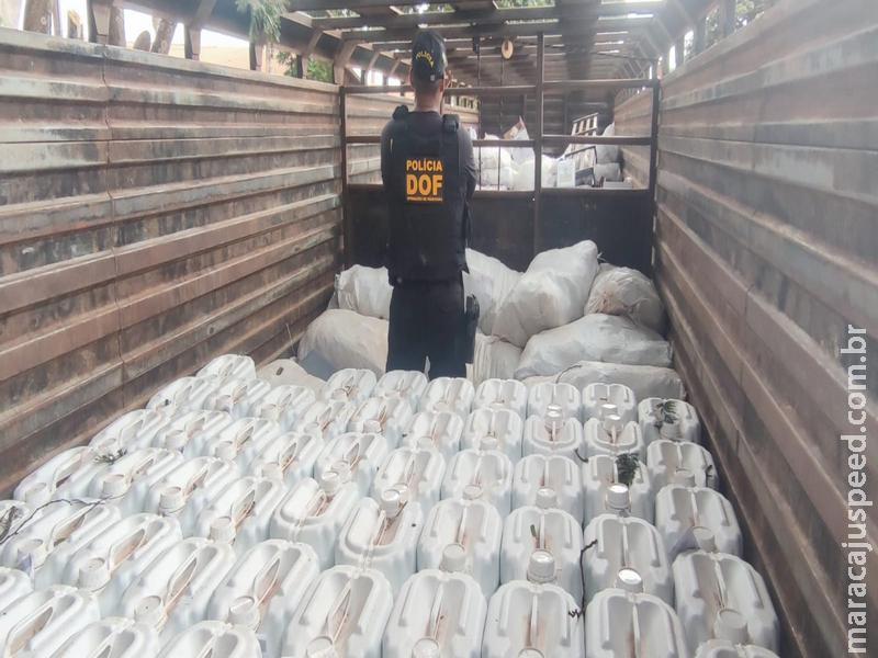 DOF apreende carga de agrotóxico avaliada em mais de R$ 21 milhões em Maracaju DOF apreende carga de agrotóxico avaliada em mais de R$ 21 milhões em Maracaju