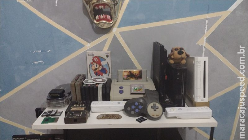 Dono de coleção de games antigos desiste de vendê-los em Campo Grande Dono de coleção de games antigos desiste de vendê-los em Campo Grande