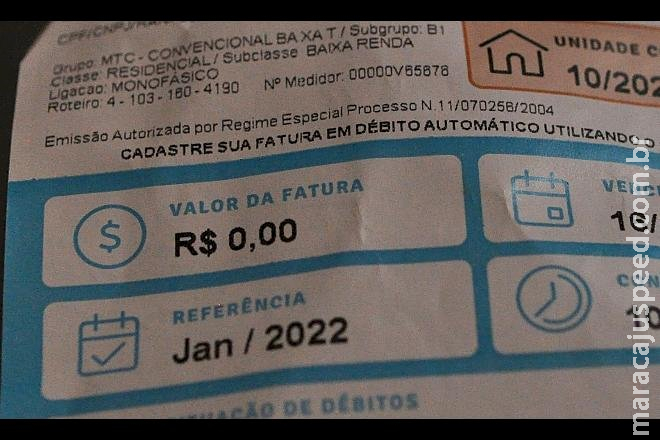 Governo pode desembolsar R$ 500 milhões com conta de luz gratuita à população