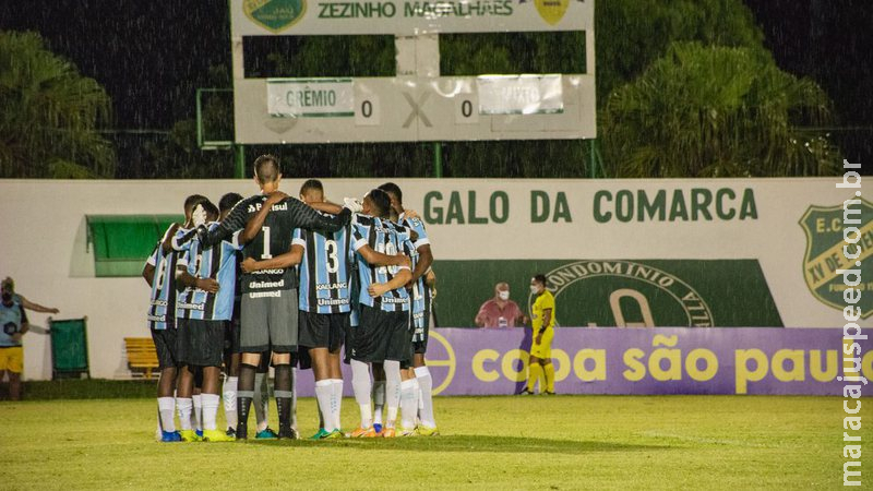 Grêmio derrota Mixto por 2 a 0 na estreia da Copa São Paulo
