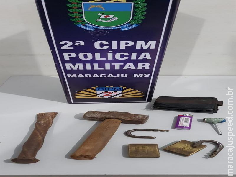 Maracaju: Larápio é preso em flagrante pela a Polícia Militar, enquanto furtava loja de vestuário Maracaju: Larápio é preso em flagrante pela a Polícia Militar, enquanto furtava loja de vestuário