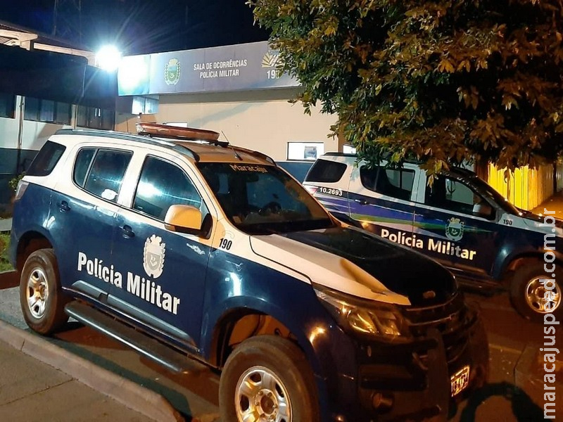 Maracaju: Polícia Militar detém indivíduos por roubo, após agredirem vítima com golpes de facão Maracaju: Polícia Militar detém indivíduos por roubo, após agredirem vítima com golpes de facão