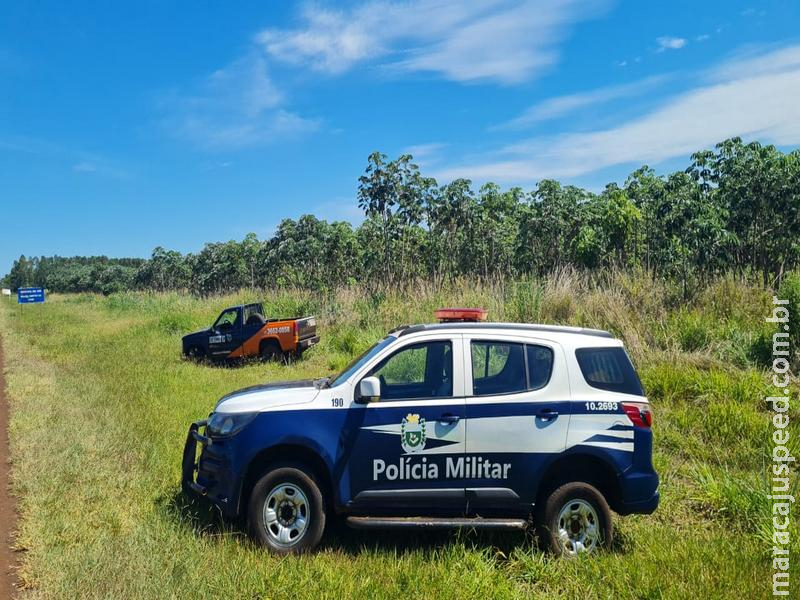 Maracaju: Polícia Militar recupera caminhonete furtada no Estado de São Paulo