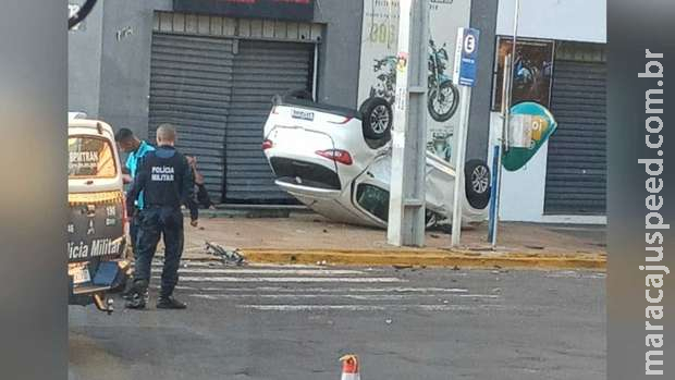 Morador de rua atropelado no centro de Campo Grande está em coma