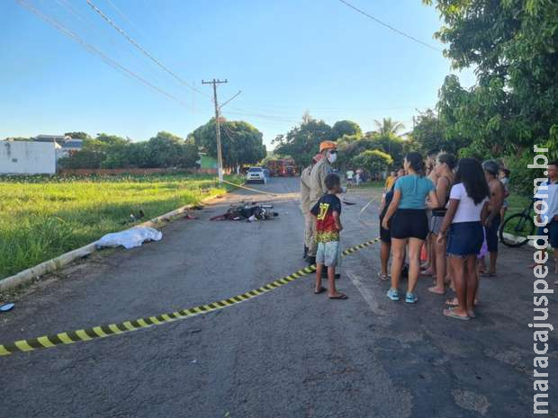 Motociclista bate em caminhonete e morre em Bonito