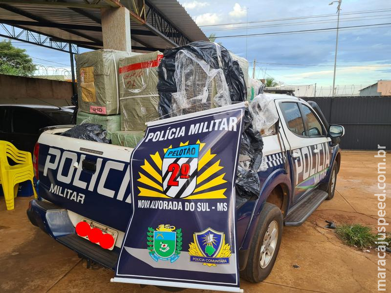Nova Alvorada do Sul: PM apreende 12 volumes de mercadorias oriundas do “Descaminho/Contrabando”, carga avaliada em quase 50 mil reais Nova Alvorada do Sul: PM apreende 12 volumes de mercadorias oriundas do “Descaminho/Contrabando”, carga avaliada em quase 50 mil reais