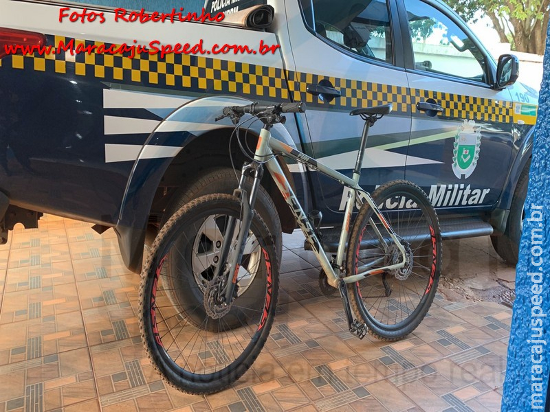 “Péba Atleta” furta bicicleta em Maracaju, pedala por cerca de 55 km, e é preso após ação conjunta da Polícia Militar de Maracaju e de Itaporã