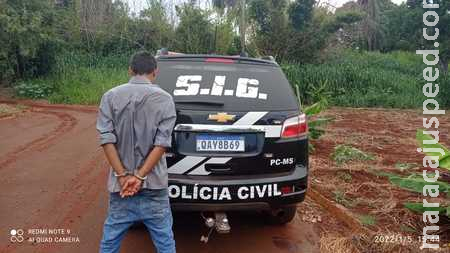 Polícia Civil em Sidrolândia prende foragido do sistema penitenciário 