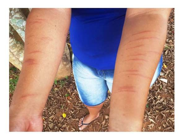Segundo o Boletim de Ocorrência, a vítima disse que a namorada, de 24 anos, pediu para mexer em seu aparelho celular. Segundo o Boletim de Ocorrência, a vítima disse que a namorada, de 24 anos, pediu para mexer em seu aparelho celular.