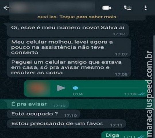 ALERTA: Onda de golpes de estelionato via aplicativo WhatsApp é crescente em Maracaju