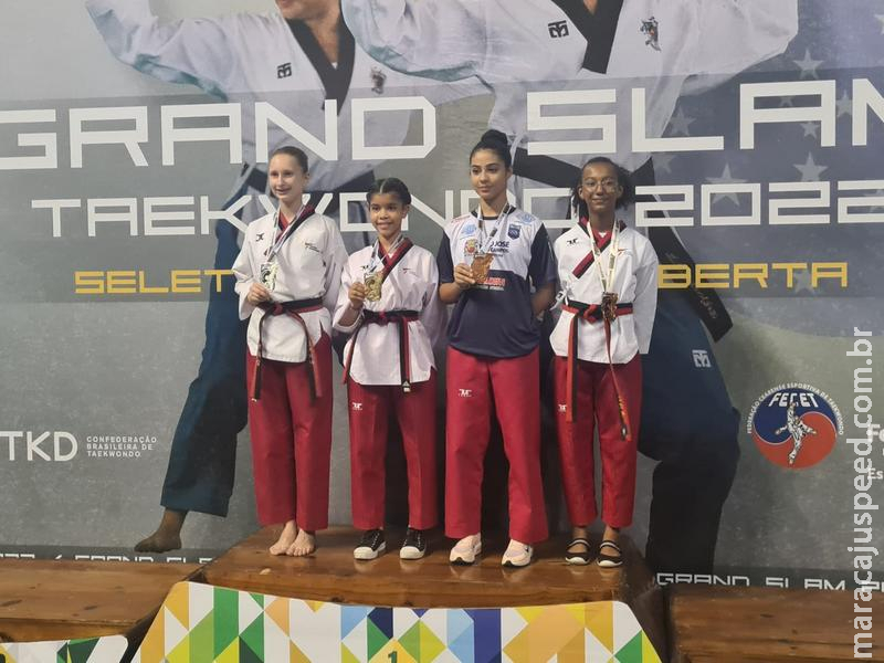Delegação de MS retorna com três medalhas do Grand Slam de Taekwondo 
