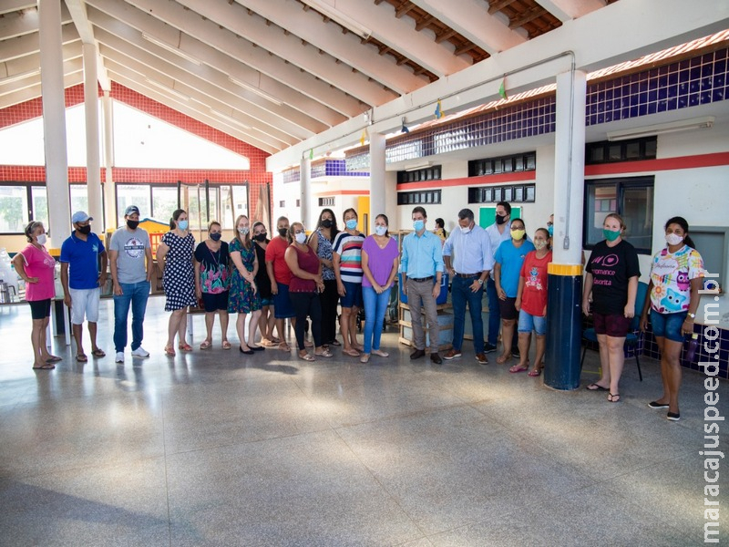 Em Vista Alegre, CIEI Joana Sayd retoma aulas com novos equipamentos entregues pela Prefeitura de Maracaju Em Vista Alegre, CIEI Joana Sayd retoma aulas com novos equipamentos entregues pela Prefeitura de Maracaju