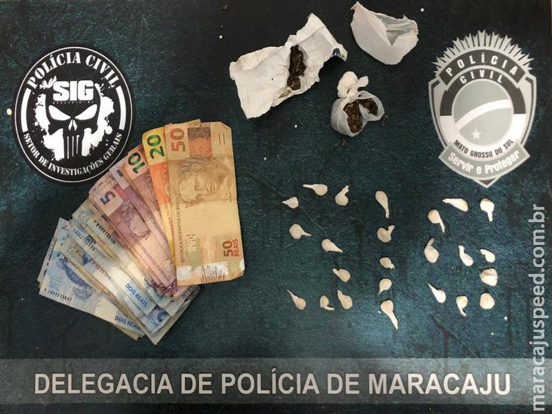 Maracaju: Polícia Civil prende dois indivíduos em flagrante por tráfico de drogas”