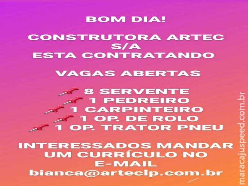 Oportunidade de emprego em Maracaju Oportunidade de emprego em Maracaju