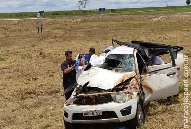 Padre de Bonito sofre acidente ao perder controle de veículo 