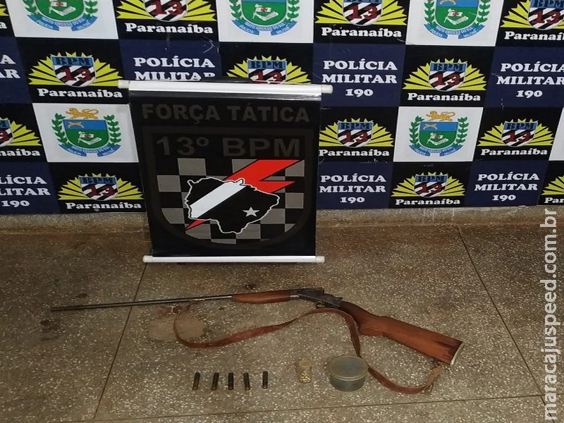 PM prende em Paranaíba, receptador de arma de fogo furtada na zona rural de Cassilândia PM prende em Paranaíba, receptador de arma de fogo furtada na zona rural de Cassilândia