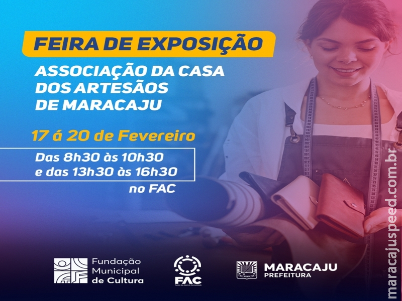 Prefeitura de Maracaju realiza “Feira de Exposição” da Associação da Casa dos Artesão de Maracaju