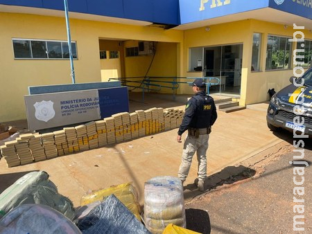 PRF apreende em Água Clara (MS) 267,1 Kg de cocaína e diversos fardos de produtos contrabandeados PRF apreende em Água Clara (MS) 267,1 Kg de cocaína e diversos fardos de produtos contrabandeados