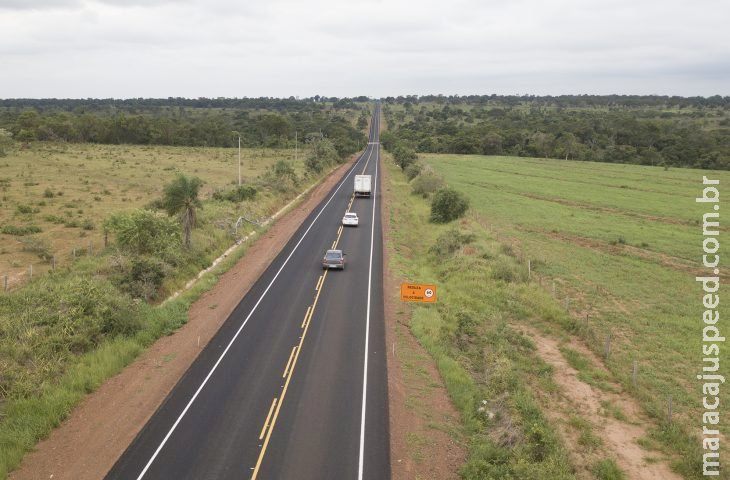 Reconstrução da MS-382, entre Guia Lopes da Laguna e Bonito, será concluída em junho