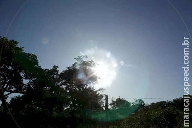 Sábado será de calor e temporais isolados em Mato Grosso do Sul 