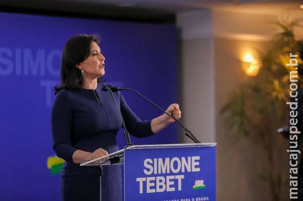 Simone anuncia coordenadora de campanha e descarta ser vice de outros candidatos Simone anuncia coordenadora de campanha e descarta ser vice de outros candidatos