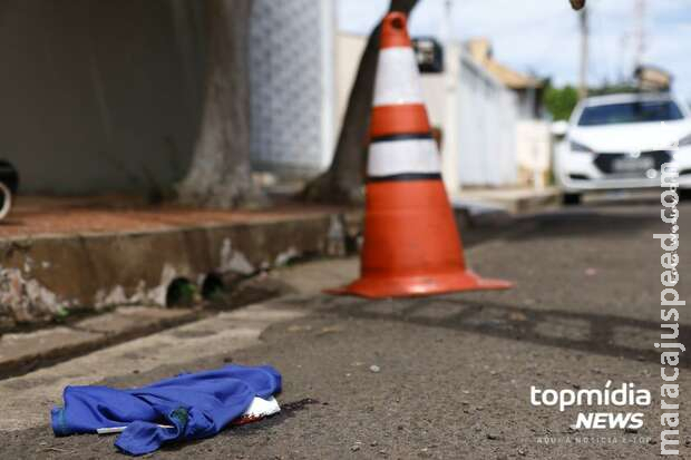 Trabalhador cai de escada de 3 m em Campo Grande Trabalhador cai de escada de 3 m em Campo Grande