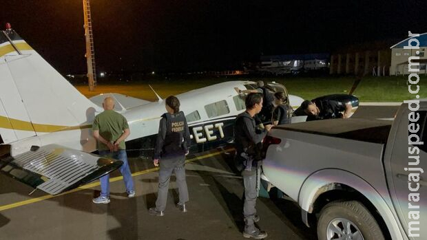 Avião com quase meia tonelada de cocaína é forçado a pousar em Campo Grande Avião com quase meia tonelada de cocaína é forçado a pousar em Campo Grande