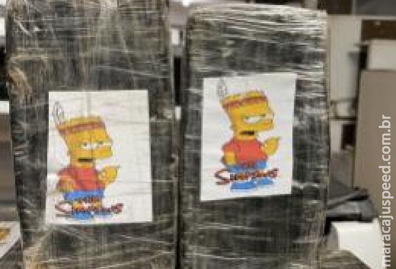 Cocaína com selo "Bart Simpson" é apreendida e dois são presos em Terenos Cocaína com selo "Bart Simpson" é apreendida e dois são presos em Terenos