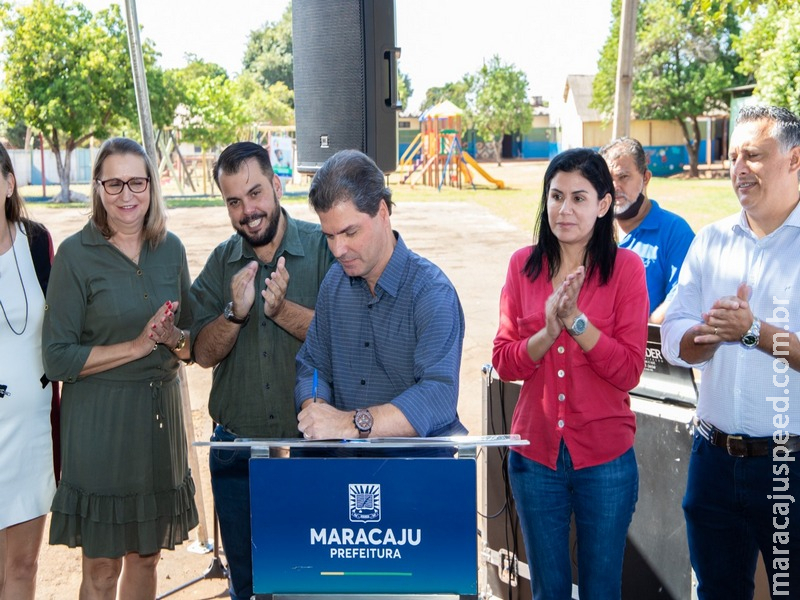 Com recursos próprios, Escola Municipal Educar para Crescer receberá reforma, sala para brinquedoteca e quadra poliesportiva