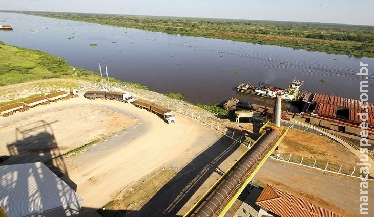 Em MS, terminal portuário de Porto Murtinho volta a exportar soja Em MS, terminal portuário de Porto Murtinho volta a exportar soja