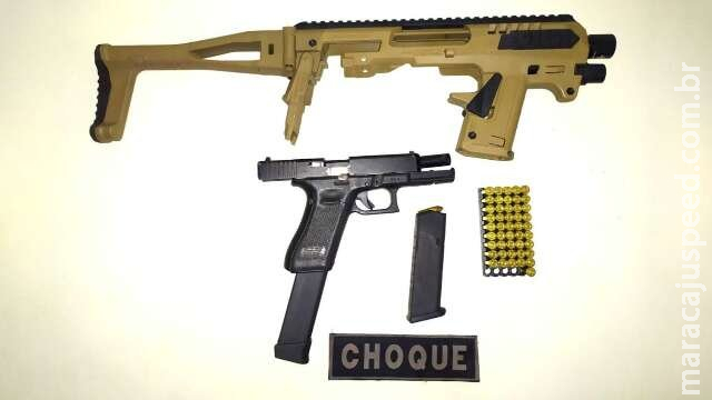 Empresário flagrado com kit que transforma pistola em fuzil continuará preso Empresário flagrado com kit que transforma pistola em fuzil continuará preso
