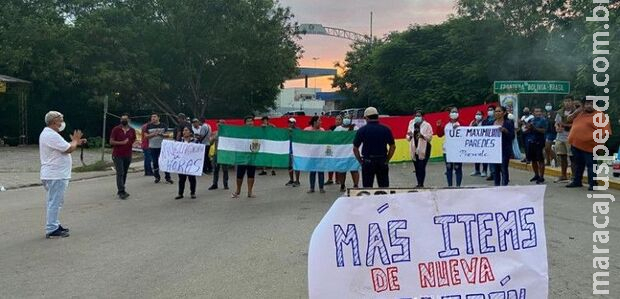 Greve de professores na Bolívia fecha fronteira com Corumbá Greve de professores na Bolívia fecha fronteira com Corumbá