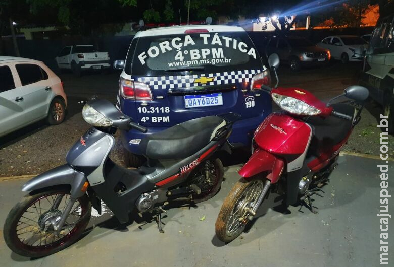 Homem e adolescente são flagrados com motos furtadas em Ponta Porã Homem e adolescente são flagrados com motos furtadas em Ponta Porã