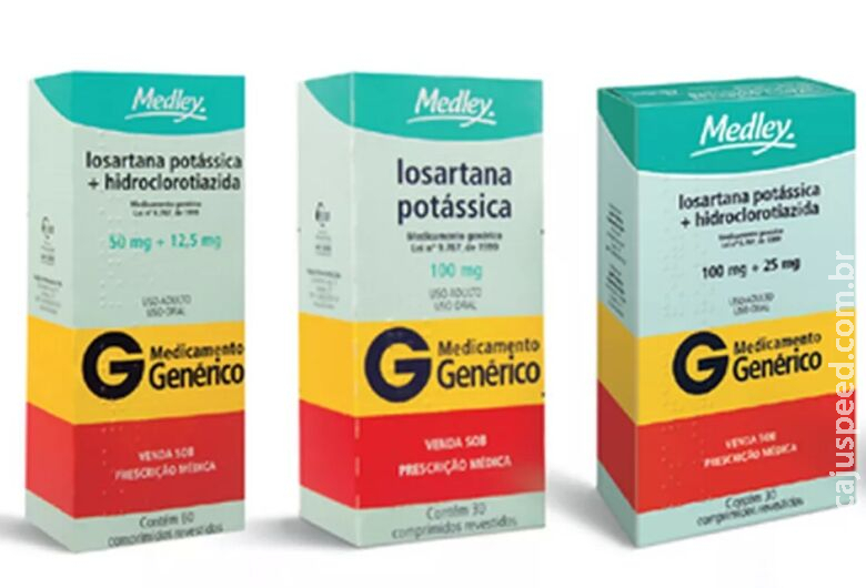 Losartana: farmacêutica Sanofi Medley recolhe remédio do mercado Losartana: farmacêutica Sanofi Medley recolhe remédio do mercado