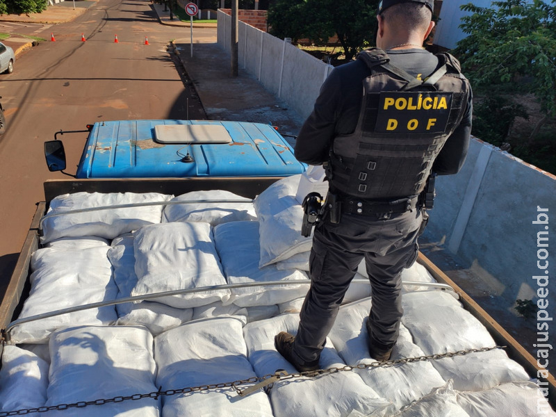 Maracaju: Caminhão com carga milionária de defensivo agrícola foi apreendido pelo DOF durante a Operação Hórus Maracaju: Caminhão com carga milionária de defensivo agrícola foi apreendido pelo DOF durante a Operação Hórus