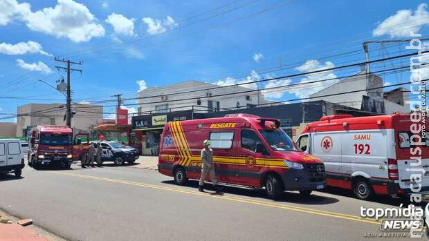 Motociclista atropelado na Santa Casa chegou no hospital consciente Motociclista atropelado na Santa Casa chegou no hospital consciente