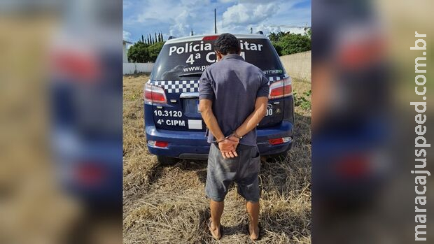 PM prende suspeito de matar homem com 30 facadas em Chapadão do Sul PM prende suspeito de matar homem com 30 facadas em Chapadão do Sul