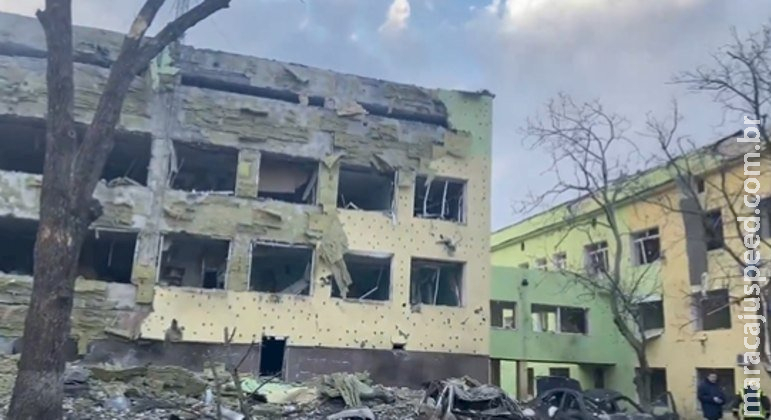 Rússia ataca maternidade e hospital infantil na cidade ucraniana de Mariupol