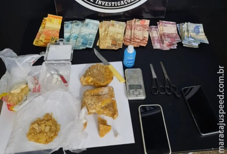 Traficante é preso durante operação com grande quantidade de droga Traficante é preso durante operação com grande quantidade de droga
