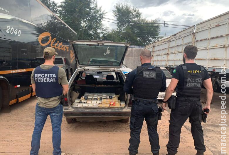 Ação conjunta apreende 125 quilos de cocaína na fronteira com a Bolívia