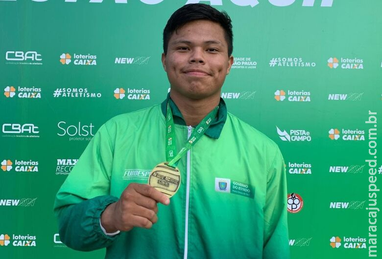 Atleta de MS fica com o bronze no Sub-20 de Atletismo