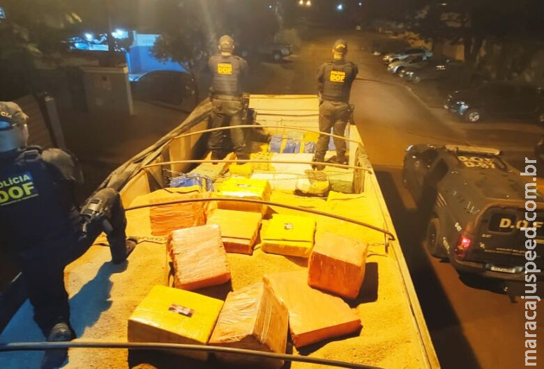 Carga de maconha avaliada em quase R$ 15 milhões é apreendida em MS Carga de maconha avaliada em quase R$ 15 milhões é apreendida em MS