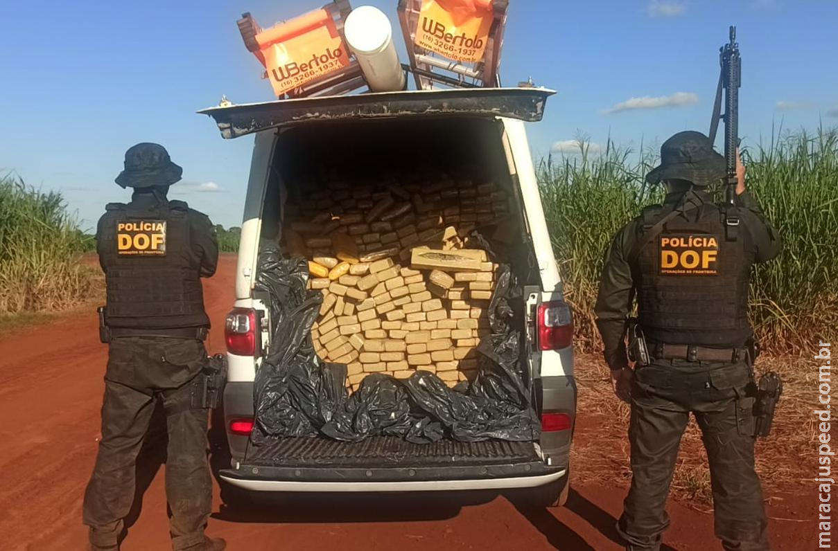 DOF apreende mais de 1.1 tonelada de maconha em veículo com adesivos de empresas de distribuição de energia DOF apreende mais de 1.1 tonelada de maconha em veículo com adesivos de empresas de distribuição de energia