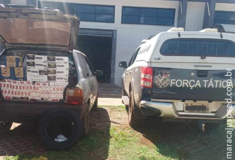 Dois veículos com carga de contrabando são apreendidos