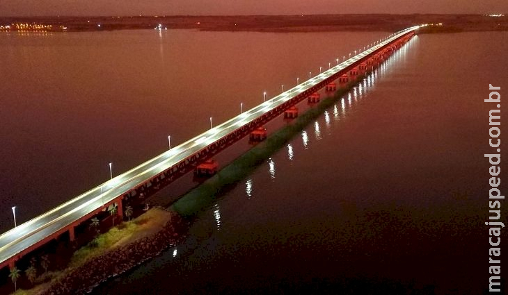 Em Aparecida do Taboado, iluminação de ponte na divisa com São Paulo garante segurança para motoristas Em Aparecida do Taboado, iluminação de ponte na divisa com São Paulo garante segurança para motoristas