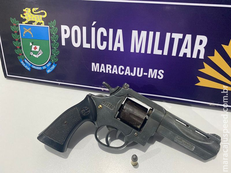 Maracaju: Polícia Militar detém homem por “PORTE ILEGAL DE ARMA DE FOGO DE USO PERMITIDO” na Vila Margarida