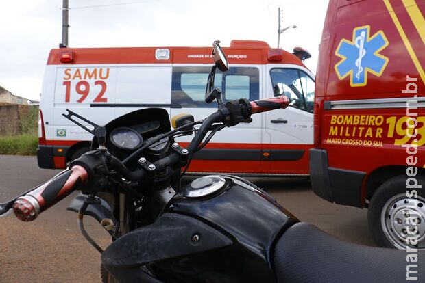 Mulher pula de moto e pede ajuda para fugir de marido abusivo em Dourados