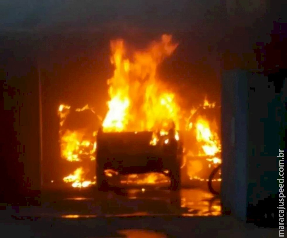 Pedreiro coloca fogo no Monza do patrão após não receber acerto de obra em MS