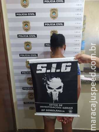 Polícia Civil de Sidrolândia captura foragida da justiça Polícia Civil de Sidrolândia captura foragida da justiça